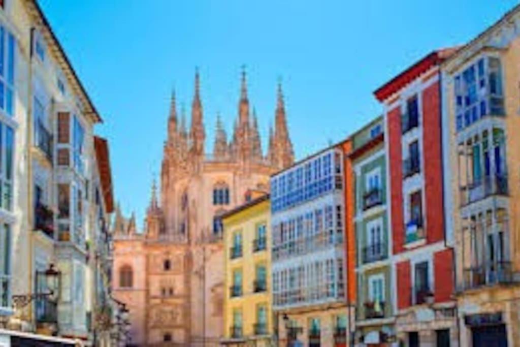 Apartamento Con Gran Terraza Y Vistas A La Catedral. Бургос Экстерьер фото